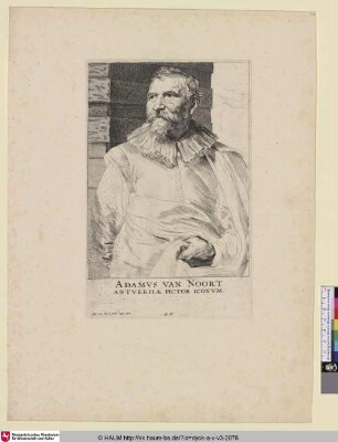 Adamus van Noort [Porträt des Malers Adam van Noort; Adam van Noort; Portret van Adam van Noort]