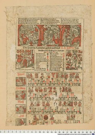 Der Pauren Kalender gestelt auff das M.D.LXVII. Jar