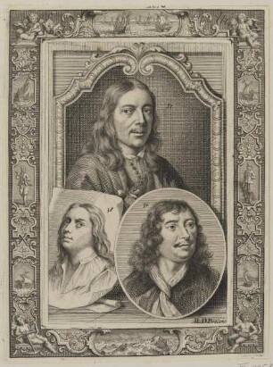 Bildnis des Samuel van Hoogstraten, des Jan van Hoogstraten und des Johannes Lingelbach