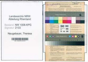Entnazifizierung Theresa Neugebauer , geb. 14.03.1921 (Postangestellte)