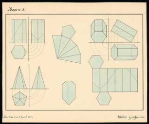 Studienarbeiten: Geometrische Figuren