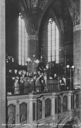 Reichsmessestadt Leipzig: Thomaskirche mit Thomanerchor