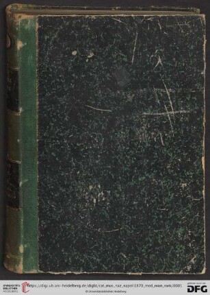 Catalogo del Museo Nazionale di Napoli: Medagliere : 2. Monete romane