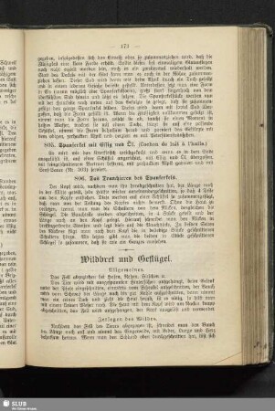 Wildbret und Geflügel