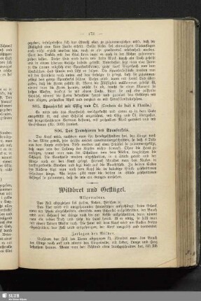 Wildbret und Geflügel