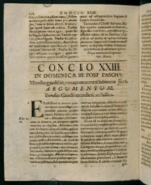 178-186, Concio XXIII. in dominica III. post pascha