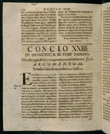 178-186, Concio XXIII. in dominica III. post pascha