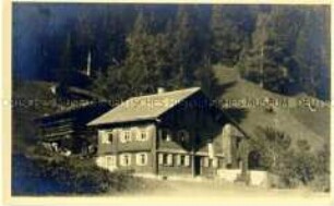 Ansicht des Jugendheims "Gortipohl" im Montafon-Tal/Vorarlberg