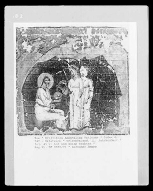 Codex Gr. 747 - Oktateuch — Lot und seine Töchter, Folio fol. 41 r
