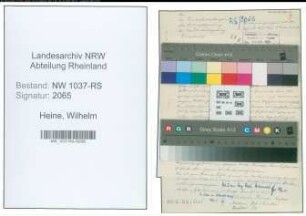 Entnazifizierung Wilhelm Heine , geb. 26.09.1895 (Lehrer)