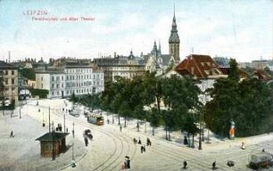 Leipzig: Fleischerplatz und Altes Theater
