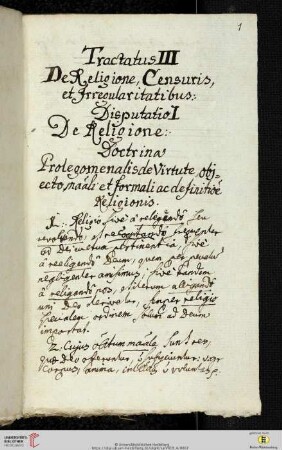 Gero Böttinger: De Religione, Censuris, et Jrregularitatibus