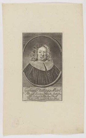 Bildnis des Gustavus Philippus Mörl