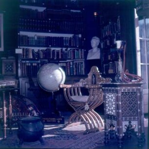 Bamberg. Karl-May-Museum, Blick in die Bibliothek des Schriftstellers