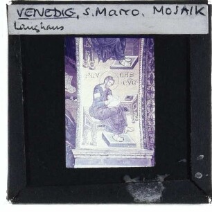 Venedig, Markusdom : Mosaik, Gurtbogen im Langhaus