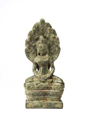 Buddha Muchalinda auf Naga-Thron