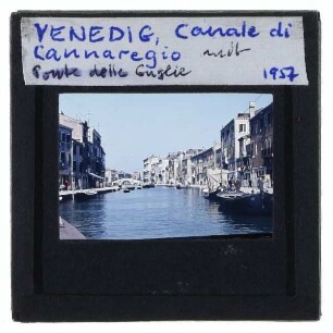 Venedig, Canale di Cannaregio,Venedig, Ponte dei Tre Archi