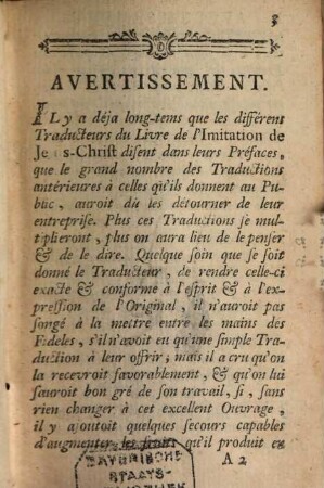 Les 4 Livres de l'imitation de Jesus Christ