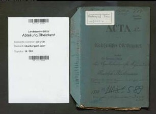Klostermann, Rudolf 17.11.1828 - 10.03.1886; Geheimer Bergrat und Justitiar des Märkischen Bergamts zu Bochum; Prüfungs- u. Personalakten Band 3