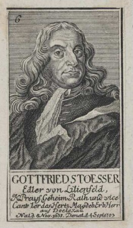 Bildnis des Gottfried Stoesser