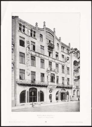 Dianabad, Dresden: Ansicht (aus: Moderne Neubauten, 4.Jg., 1898ff, hrsg. W. Kick)