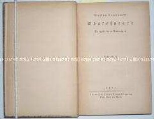 Vorträge von Gustav Landauer über William Shakespeare (Band 1)