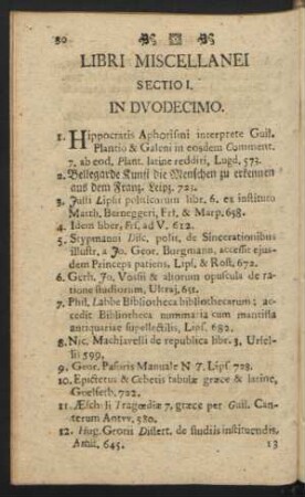 Libri Miscellanei