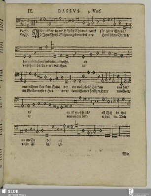 IX. Allein Gott in der Höh sei Ehr