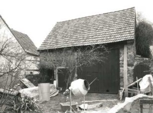 Radebeul-Zitzschewig, Altzitzschewig 15. Gehöft (1700/1900). Scheune