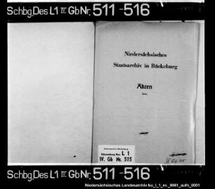 Untersuchung gegen den Küster zu Groß Nenndorf (?) wegen Unterschlagung und Diebstahl an Kirchengut