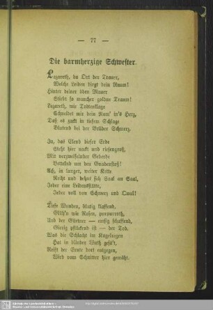 Die barmherzige Schwester