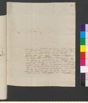 Brief von Seidler, Luise an Goethe, Johann Wolfgang von