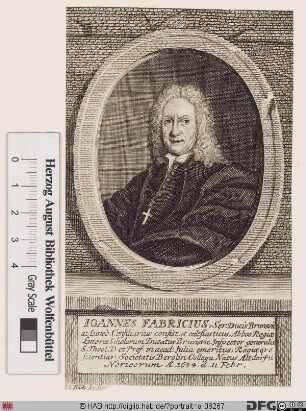 Bildnis Johann Fabricius (IV)