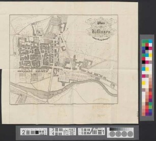 Plan von Kissingen und seinen Umgebungen