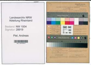 Entnazifizierung Andreas Piel , geb. 30.06.1901 (Arbeiter)