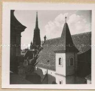 Wien, Blick von der Franziskanerkirche zum Turm des Stephansdoms