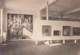 Raumaufnahmen der 2. Deutschen Kunstausstellung August/Oktober 1949