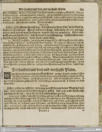 Der hundert und drey und viertzigste Psalm