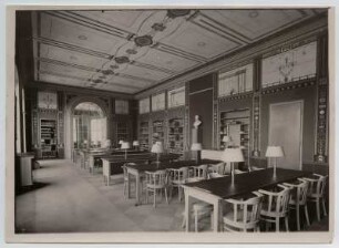 Dresden-Neustadt. Japanisches Palais. Sächsische Landesbibliothek. Musiklesesaal im Erdgeschoss