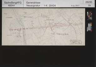 Reichsautobahnbrücke Siebenlehn; Autobahntrasse zwischen der Muldentalbrücke und der Anschlussstelle Siebenlehn