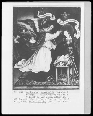 Altar aus Isny — Verkündigung an Maria