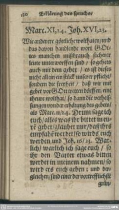 Marc. XI, 24. Joh. XVI, 23.