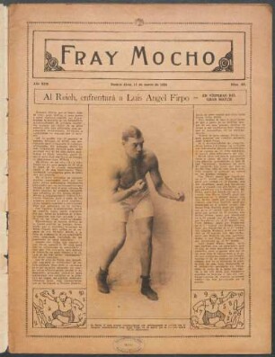 Al Reich, enfrentará a Luis Angel Firpo : En vísperas del gran match