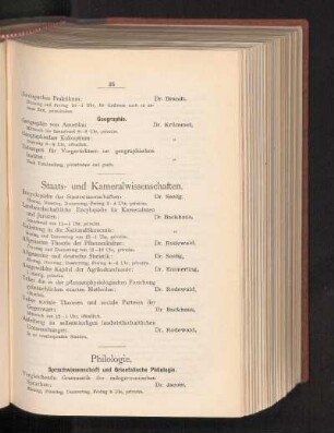 Philologie.