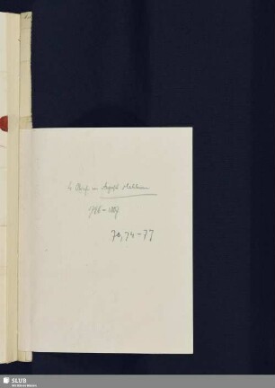 74-77. Mahlmann, Siegfried August