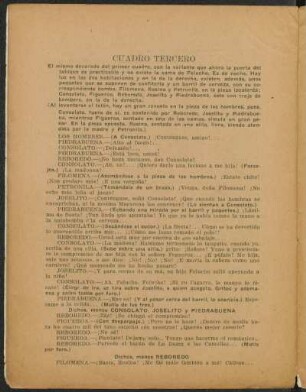 Cuadro tercero