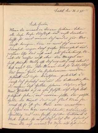 Eintrag (Kassel, 26.03.1898)