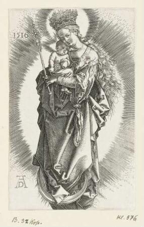 Maria mit Zepter und Sternenkrone