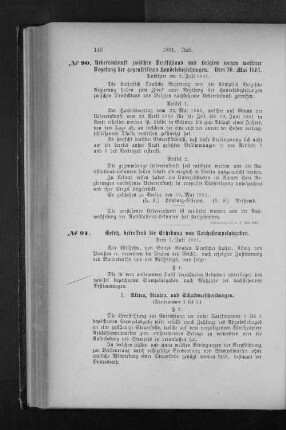 Uebereinkunft zwischen Deutschland und Belgien wegen weiterer Regelung der gegenseitigen Handelsbeziehungen.