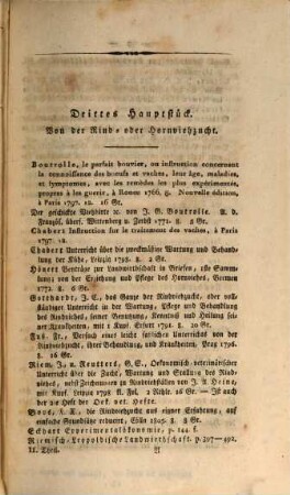 Theoretisch-praktisches Handbuch der größern Viehzucht, 2. Rindvieh- und Schafzucht. - 1811